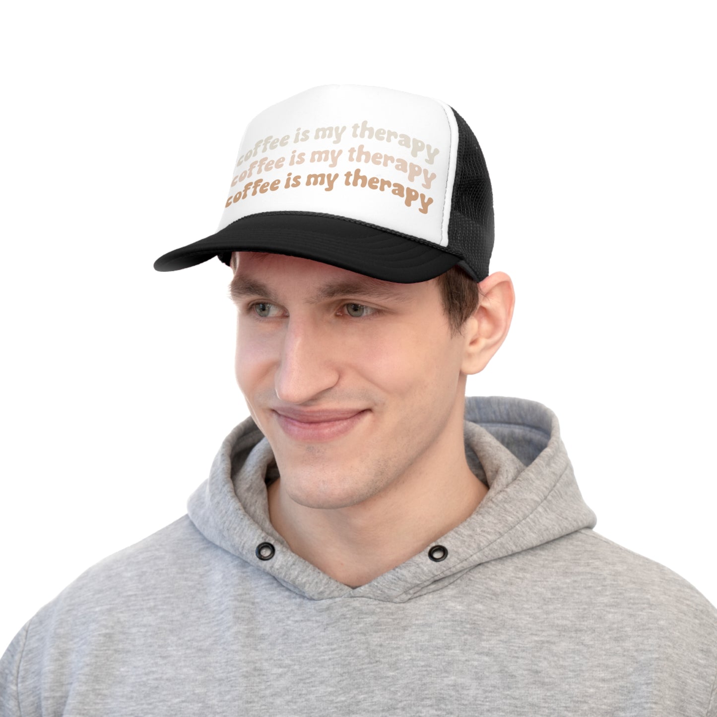 Coffee Is My Therapy Trucker Hat