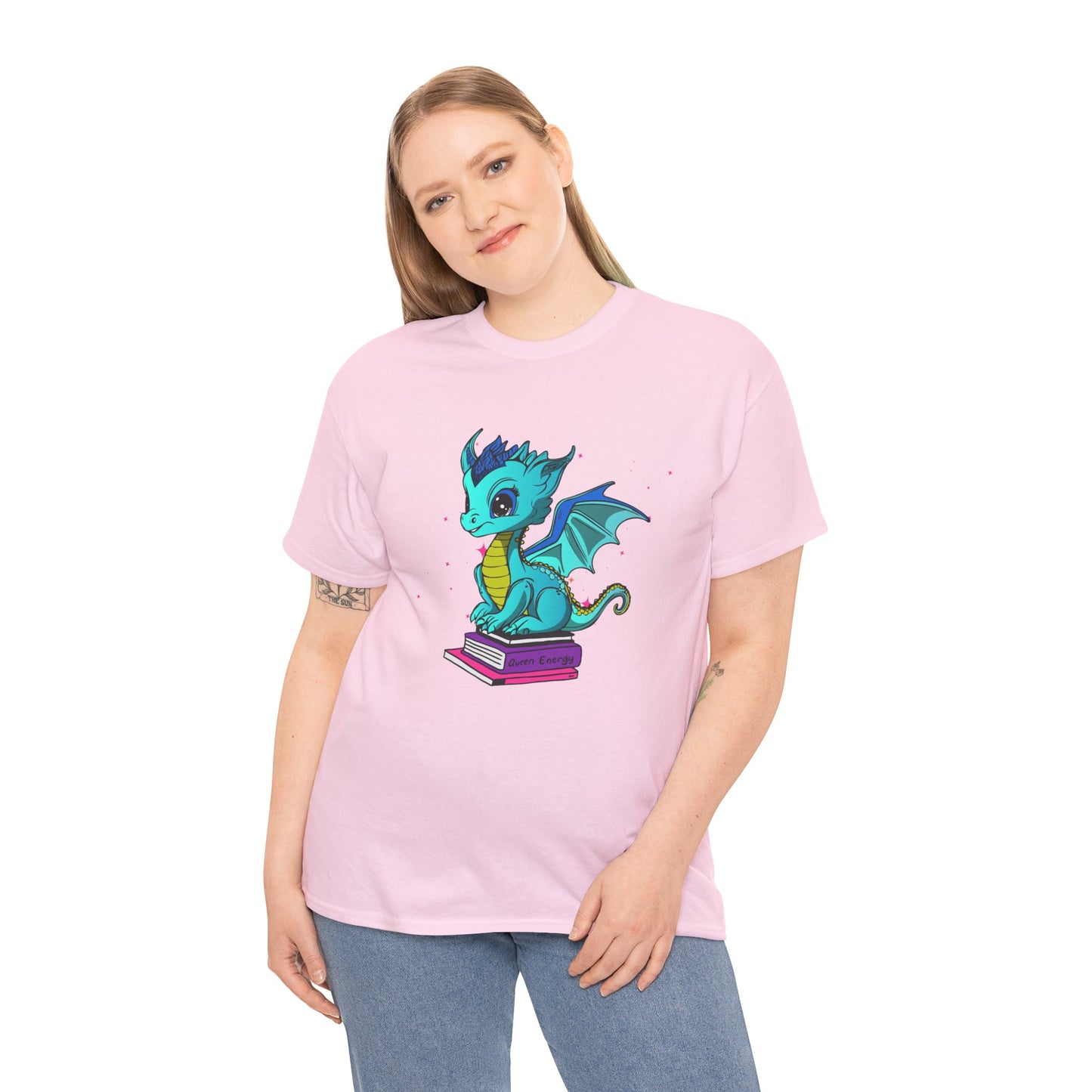 Book Dragon w/ Sparkles T-Shirt