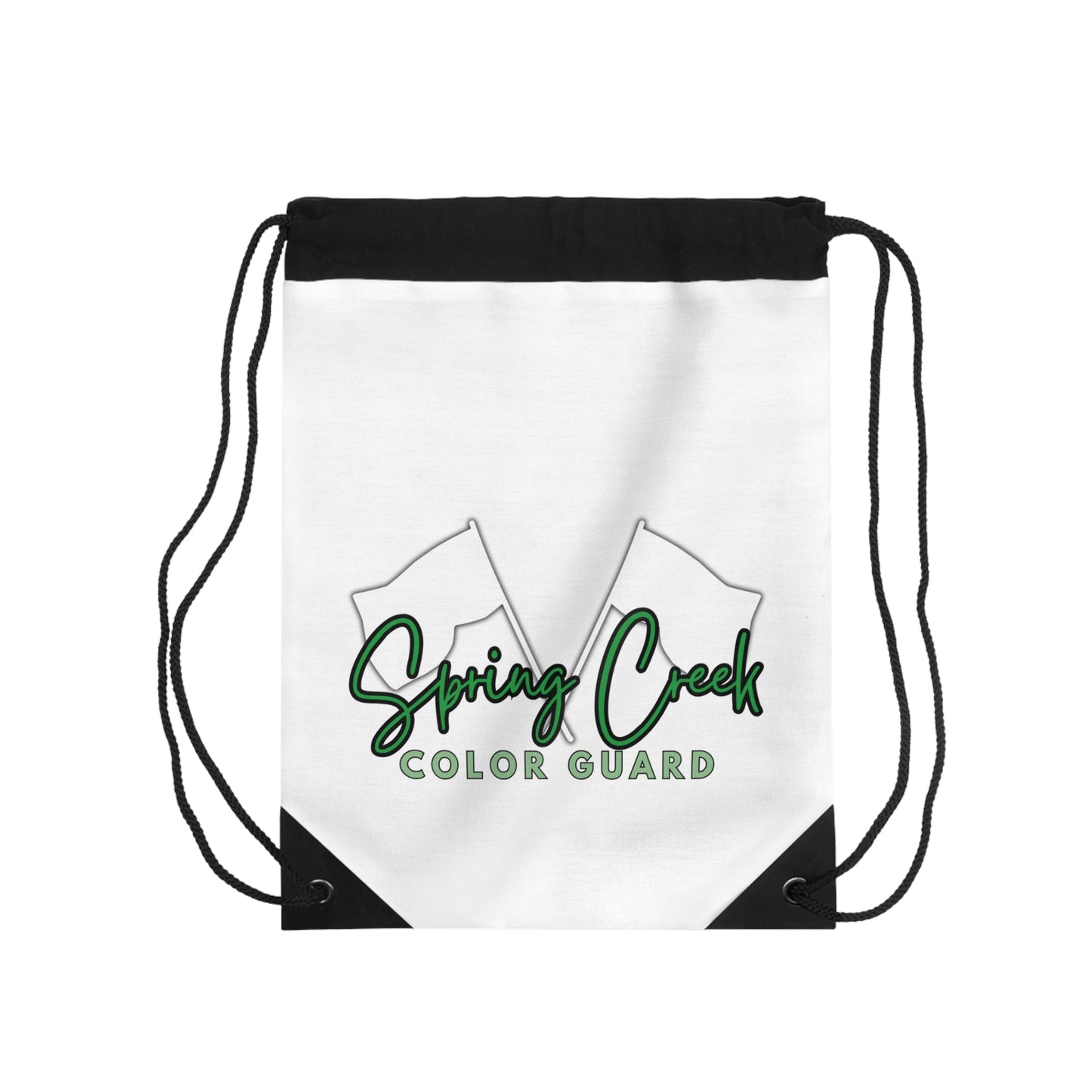 Color Guard Drawstring Bag for Spring Creek - Perfect for Dancers, Athletes, Gym, Sports Events, Gifts