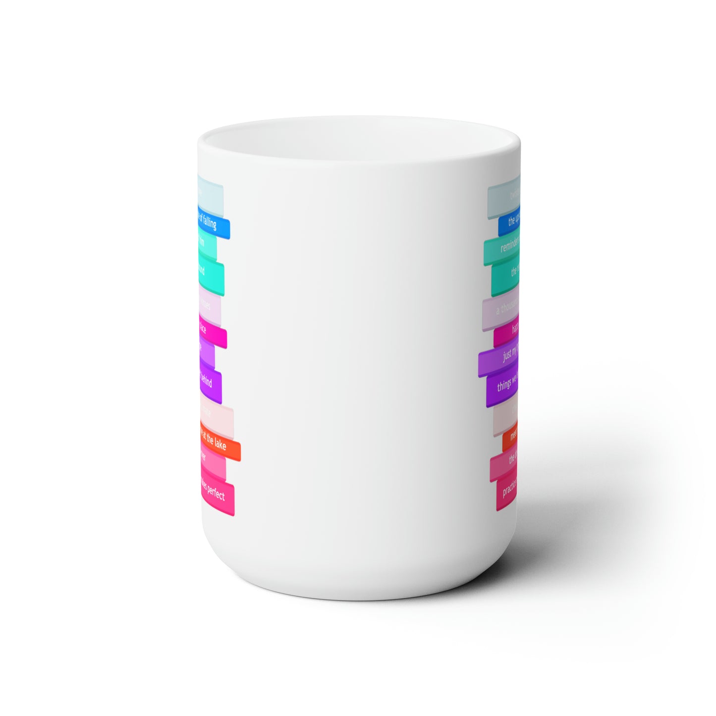 Romance Book Stack (Ceramic Mug 15oz)