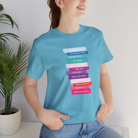 Romance Book Stack T-Shirt