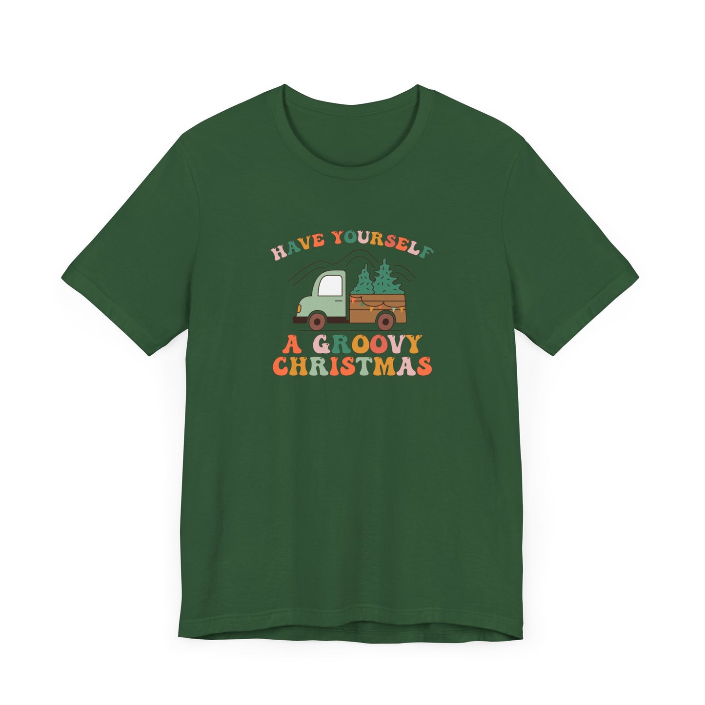 Groovy Christmas Truck T-Shirt