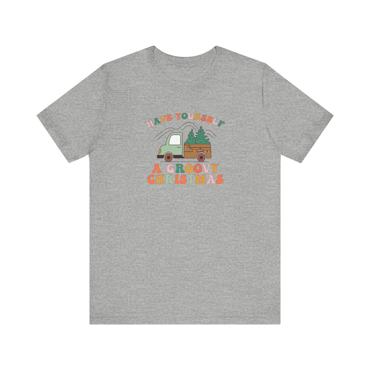 Groovy Christmas Truck T-Shirt