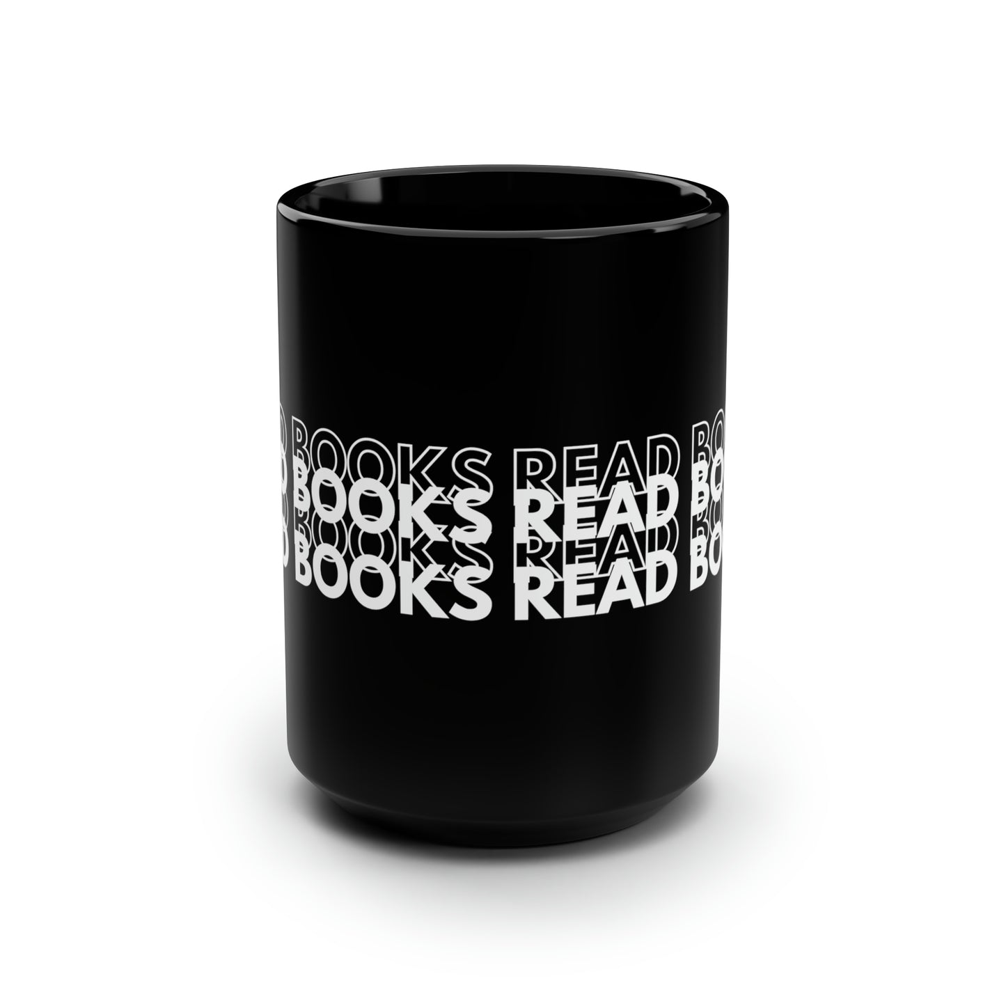 Read Books (Black Ceramic Mug, 15oz)