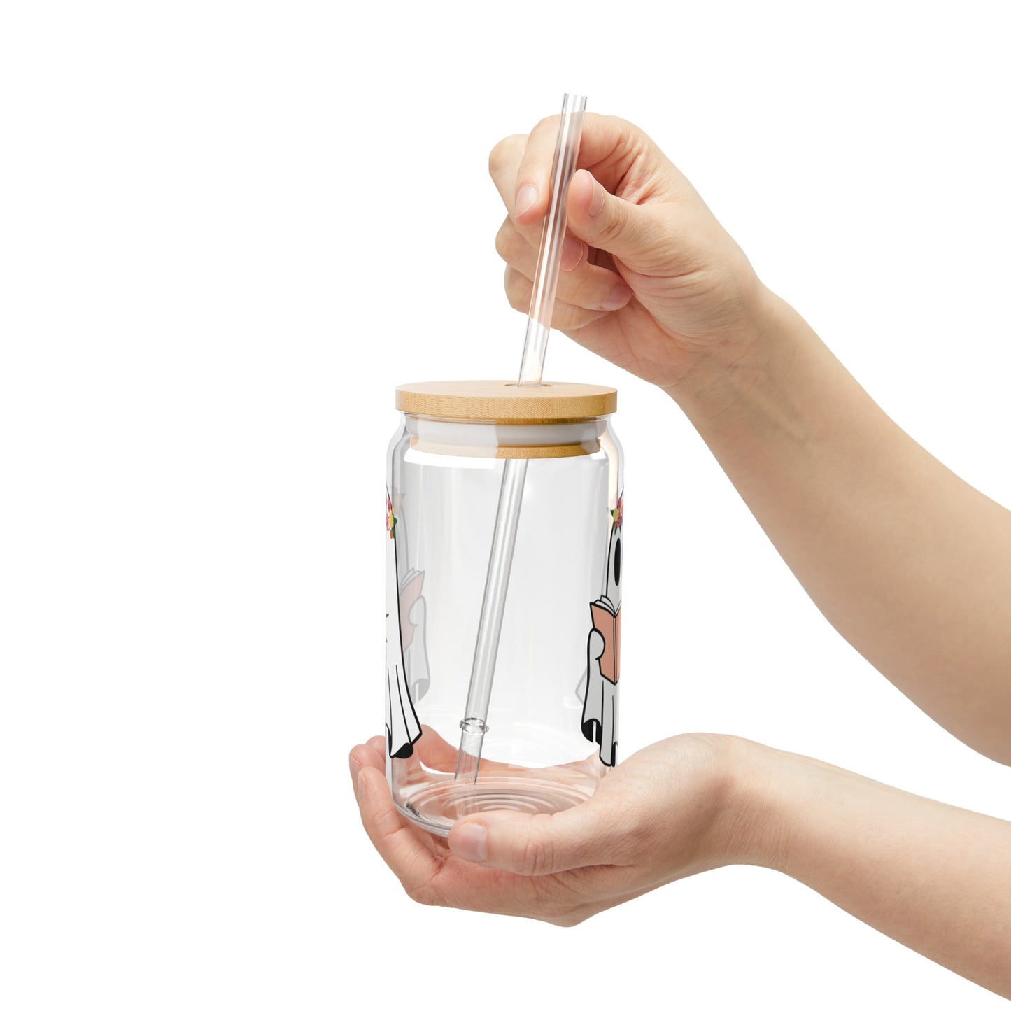 Summer Ghosty Glass - 16oz