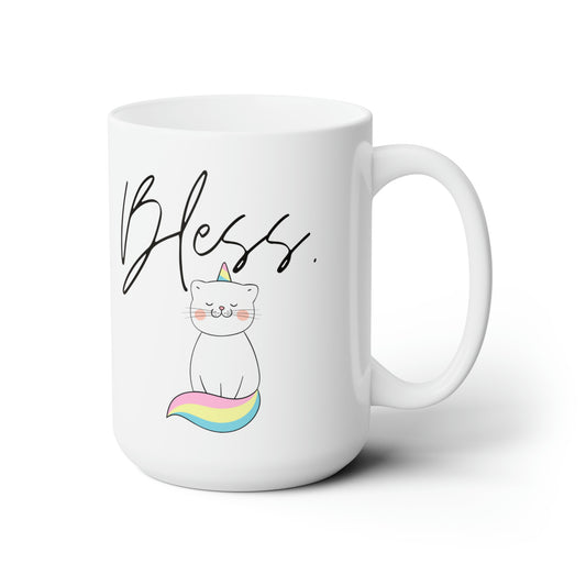 Bless. Cat Unicorn (Ceramic Mug 15oz)