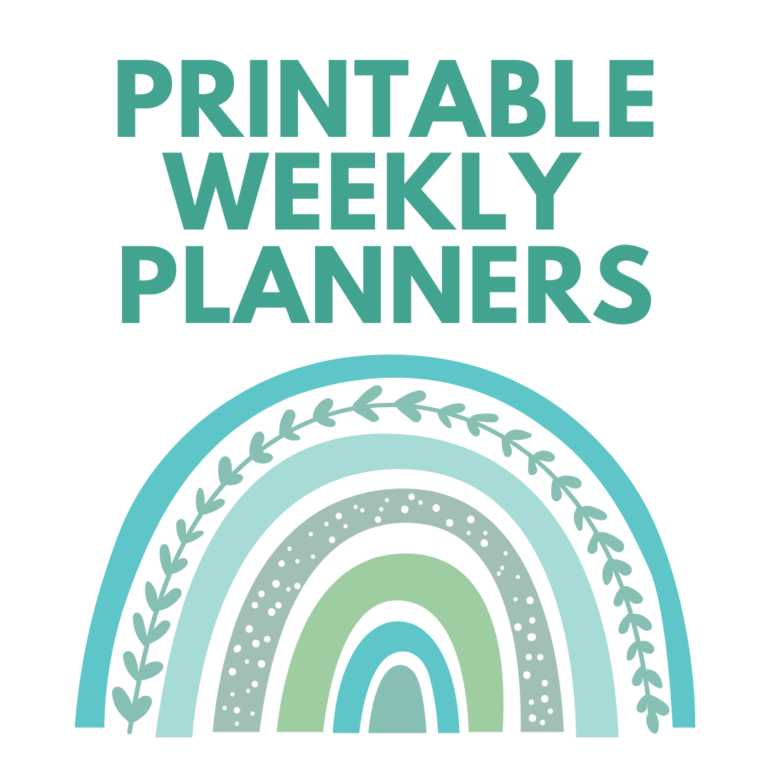 Printable Weekly Planner Sheets