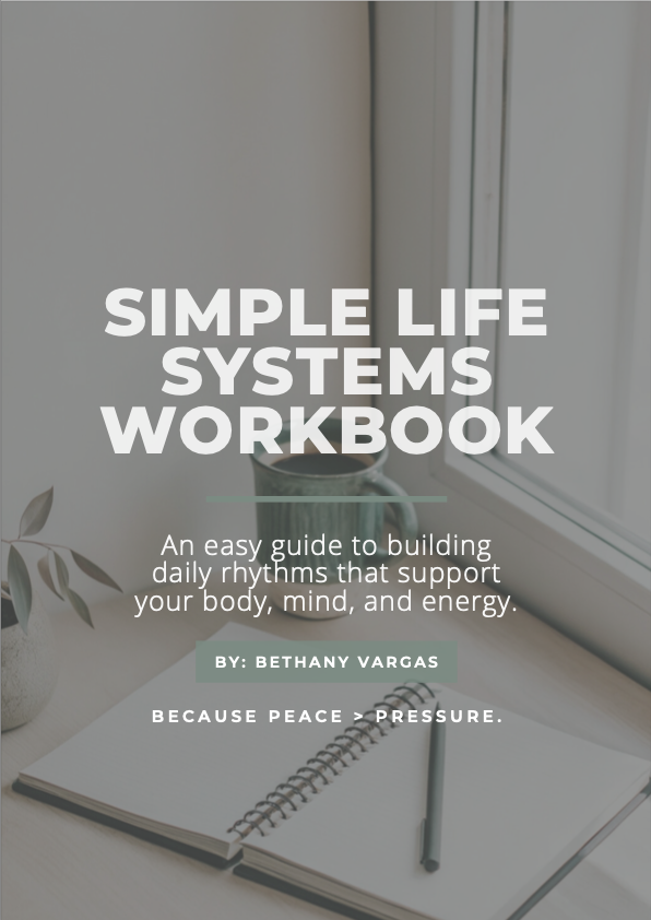 Simple Life Systems Workbook