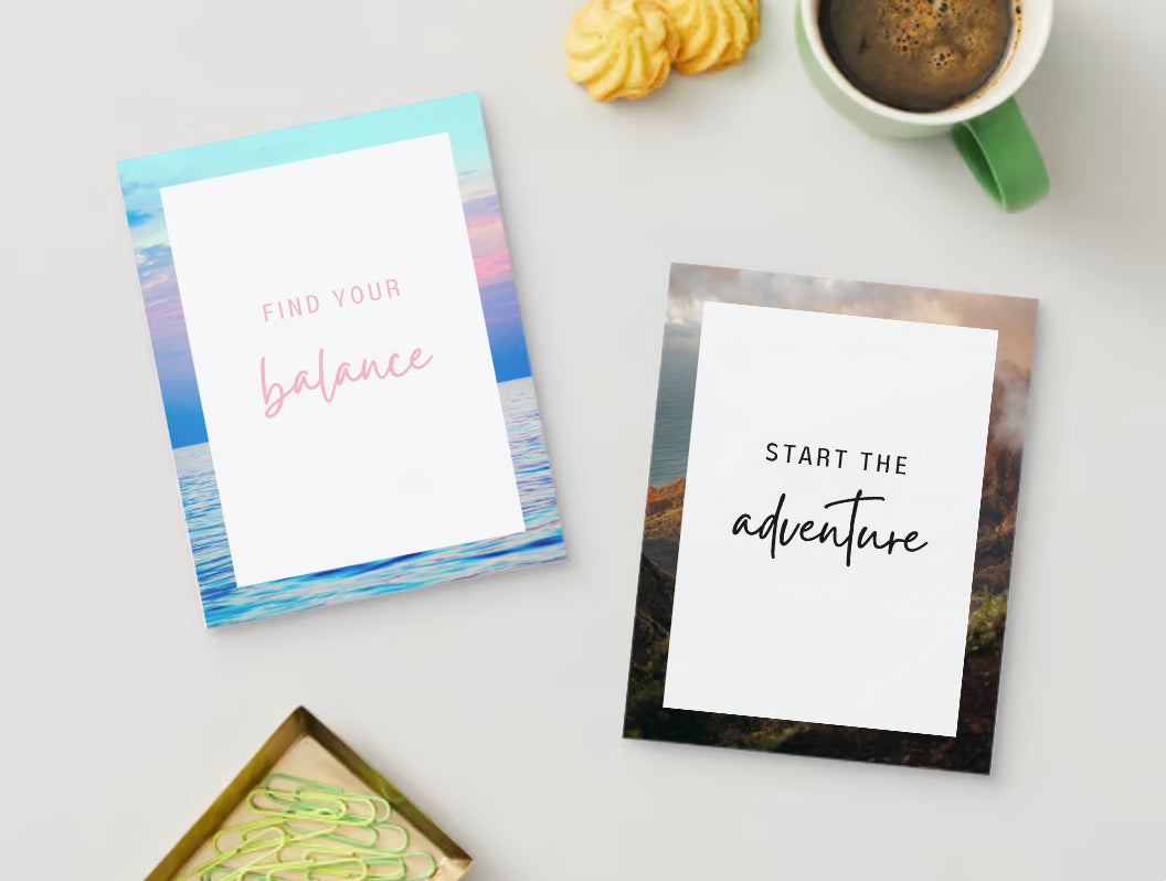Double Sided Inspirational Prints