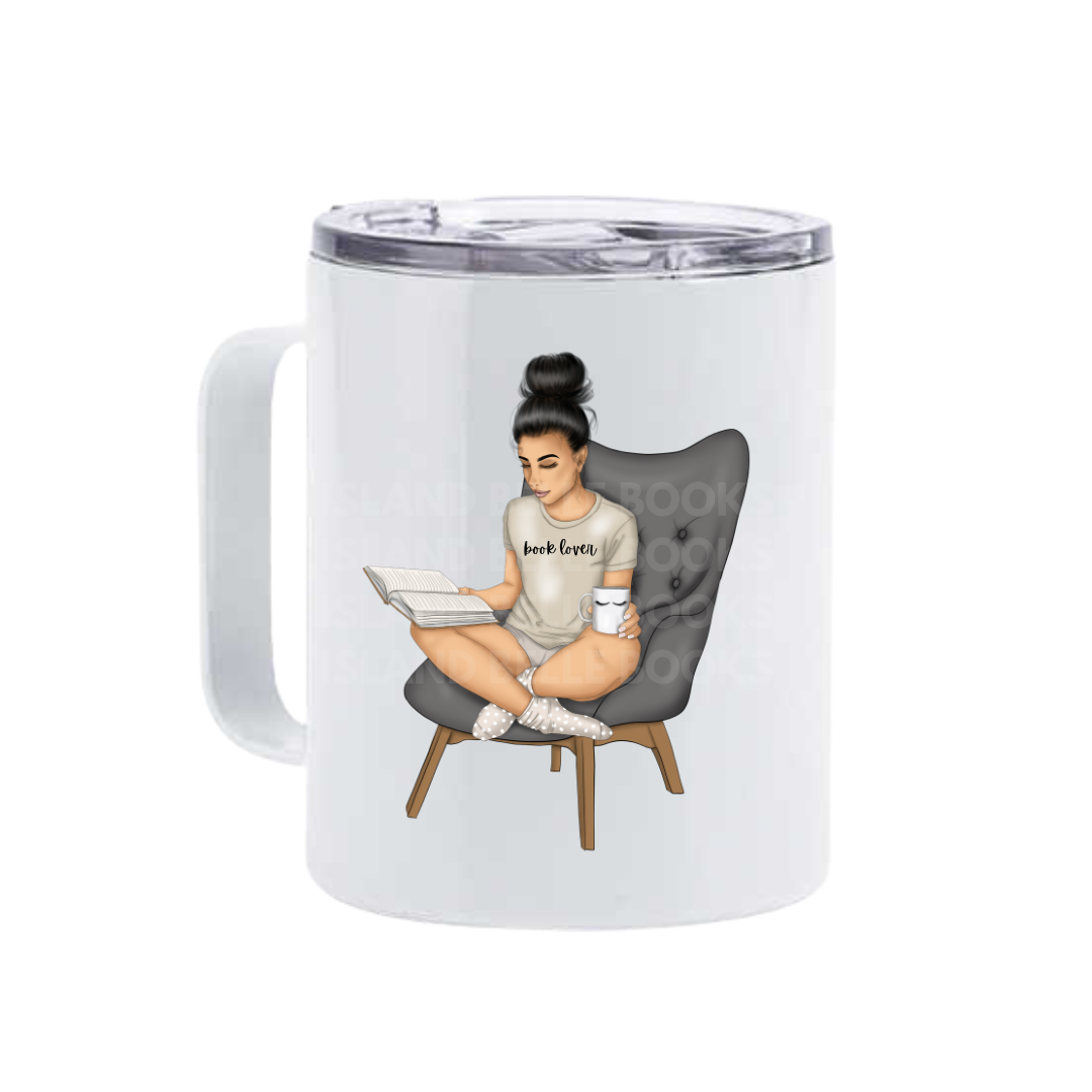 Girl Reading Tumblers