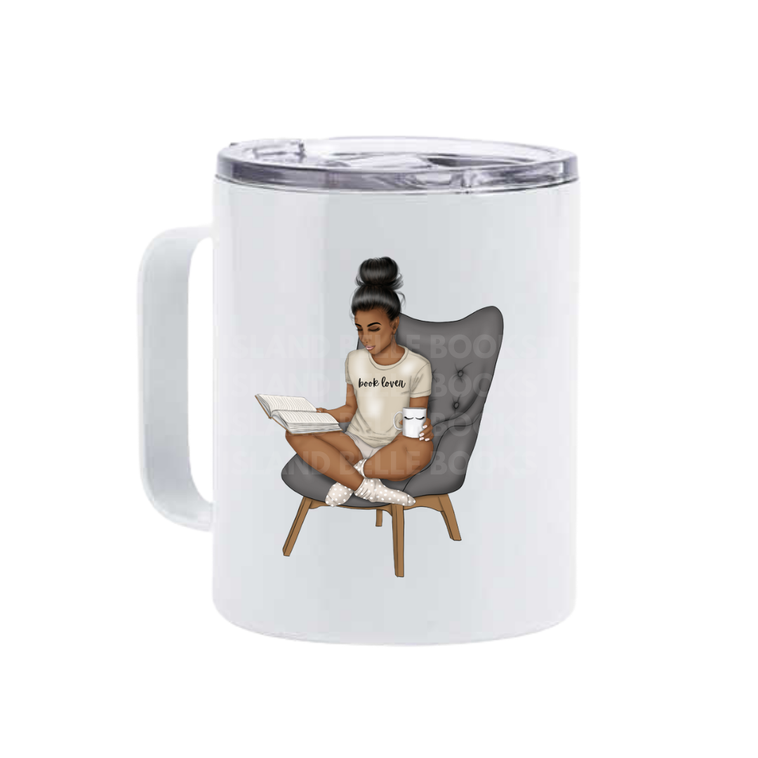 Girl Reading Tumblers