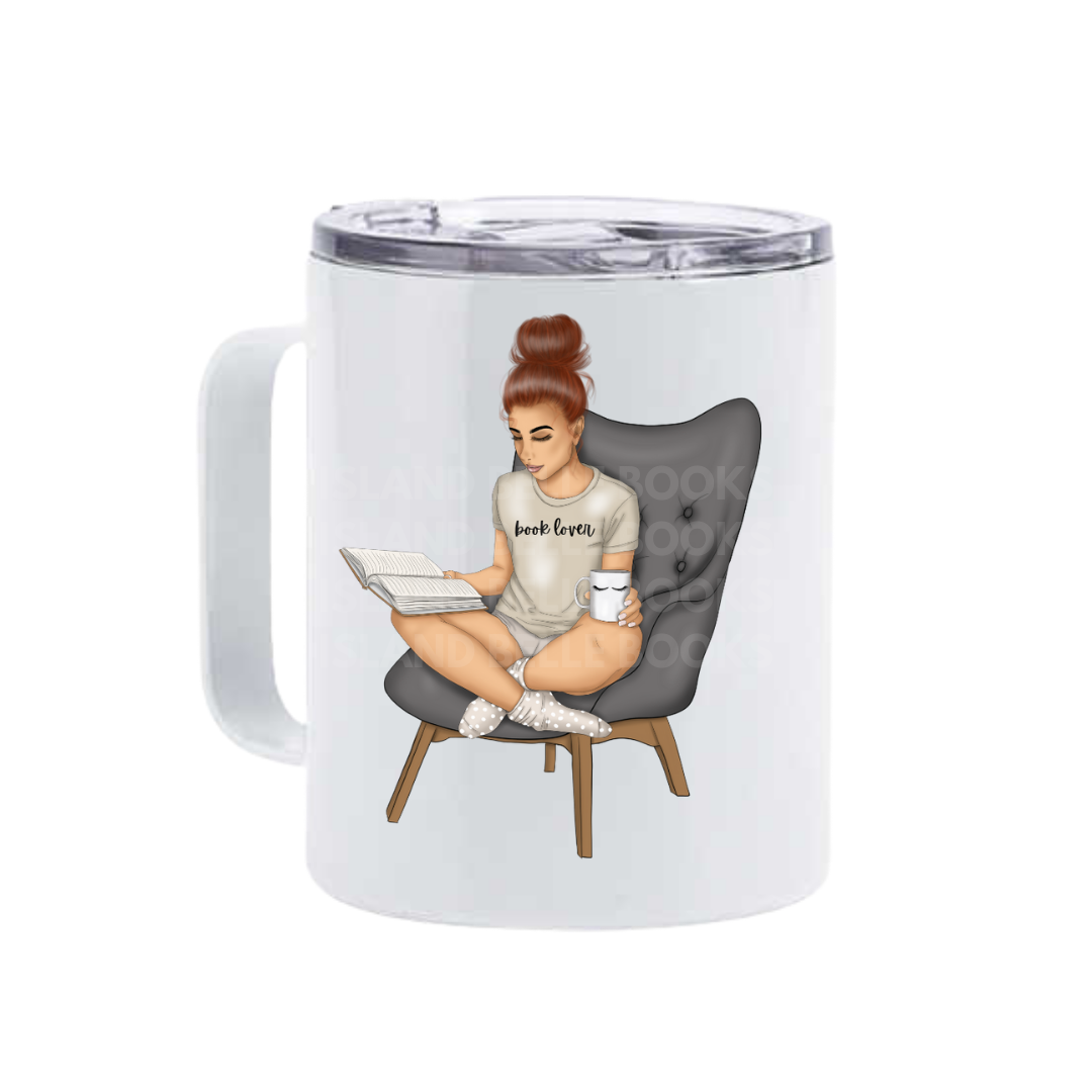 Girl Reading Tumblers
