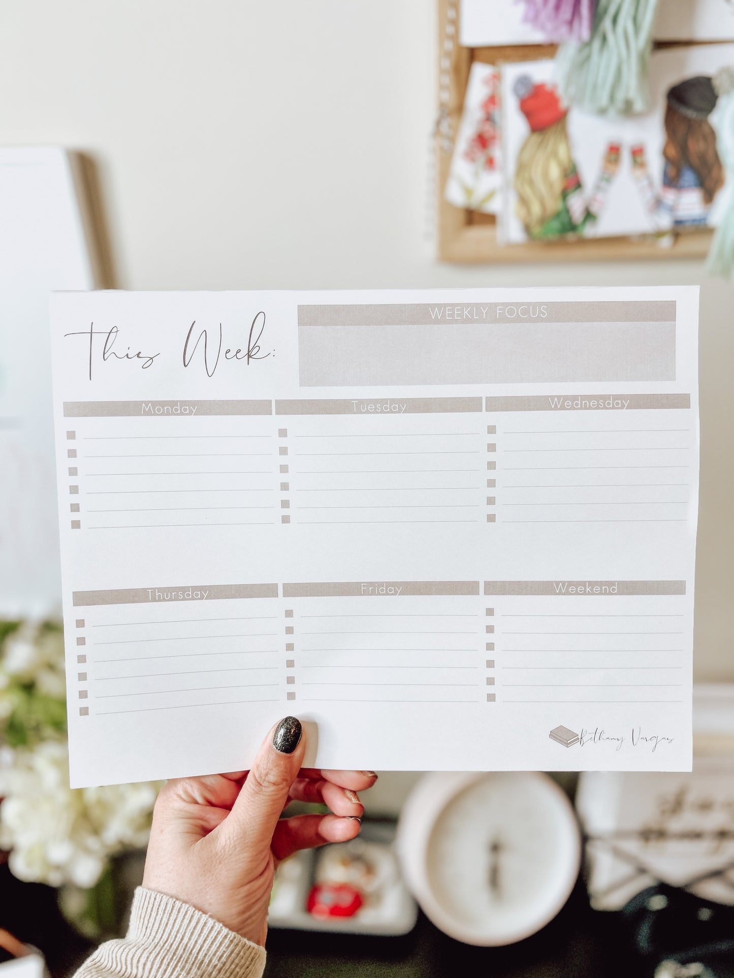 Weekly Notepad Planners