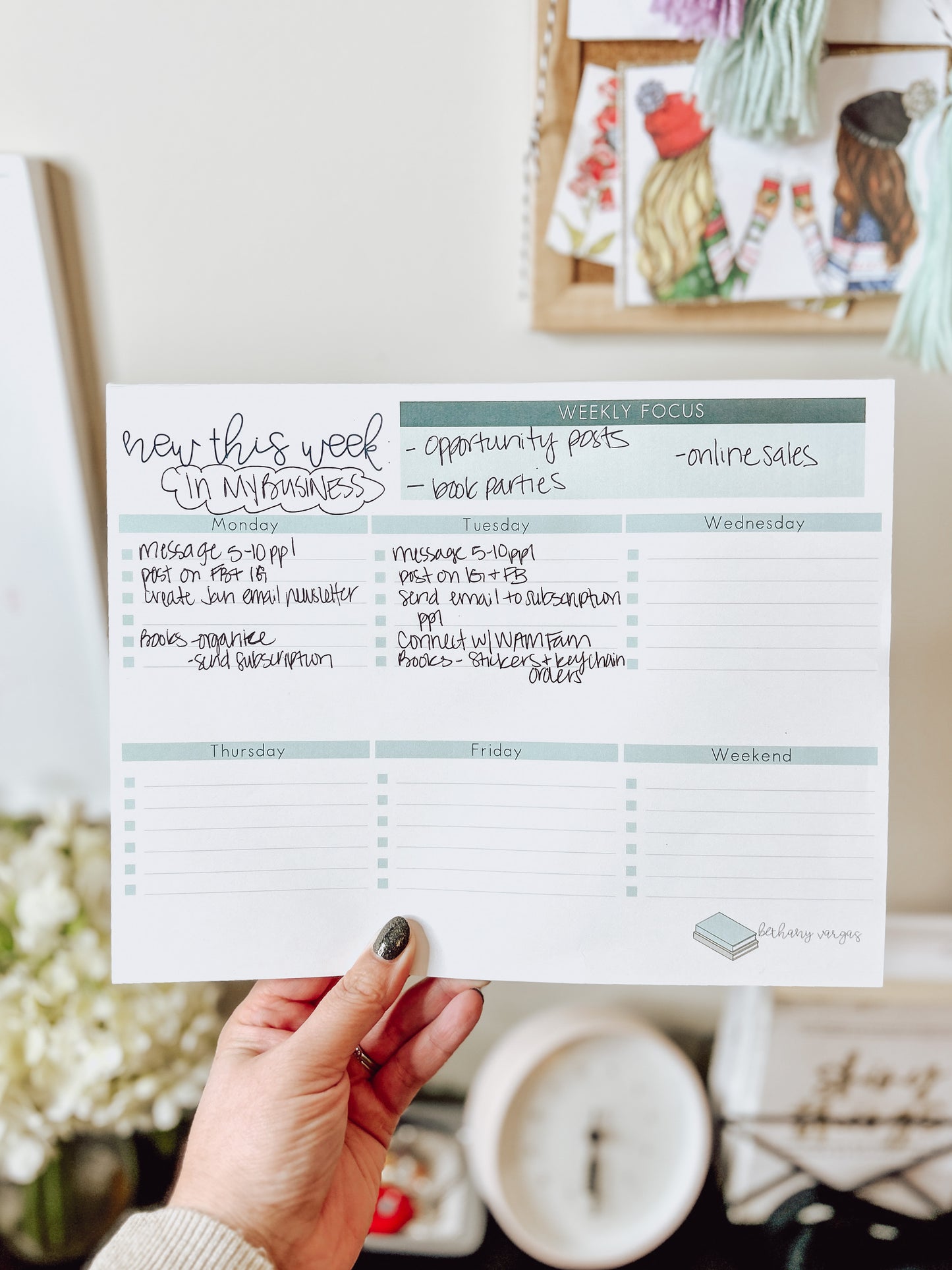 Weekly Notepad Planners