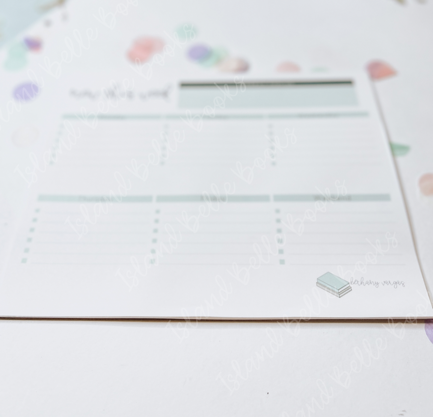 Weekly Notepad Planners