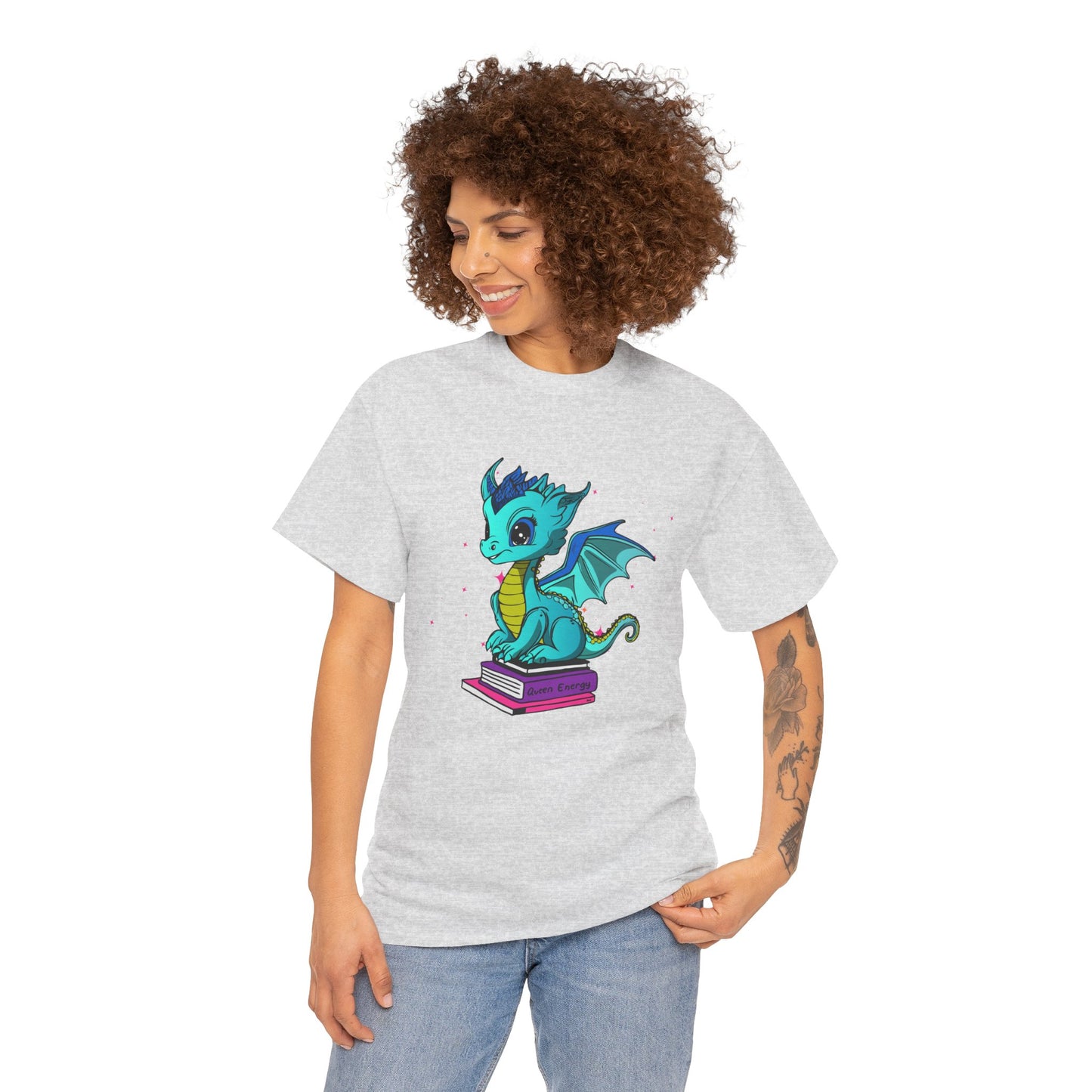 Book Dragon w/ Sparkles T-Shirt