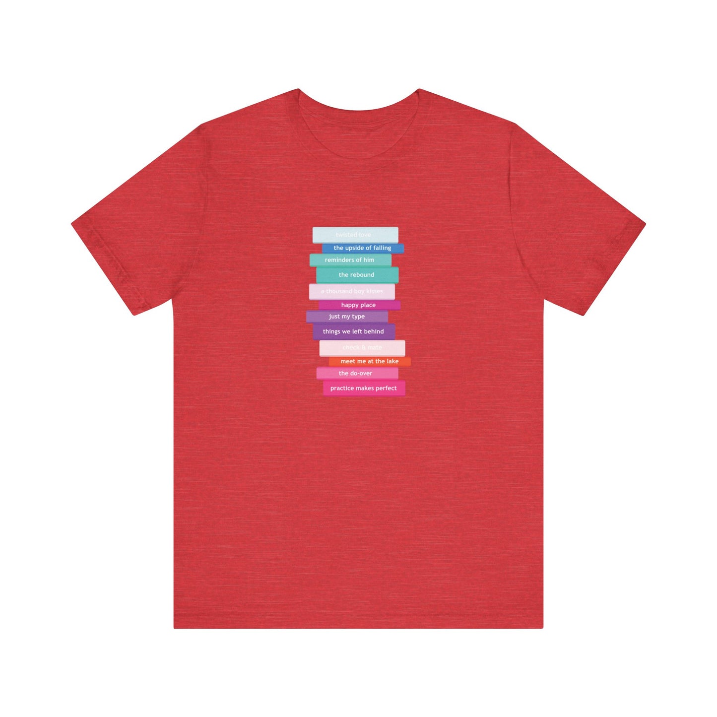Romance Book Stack T-Shirt