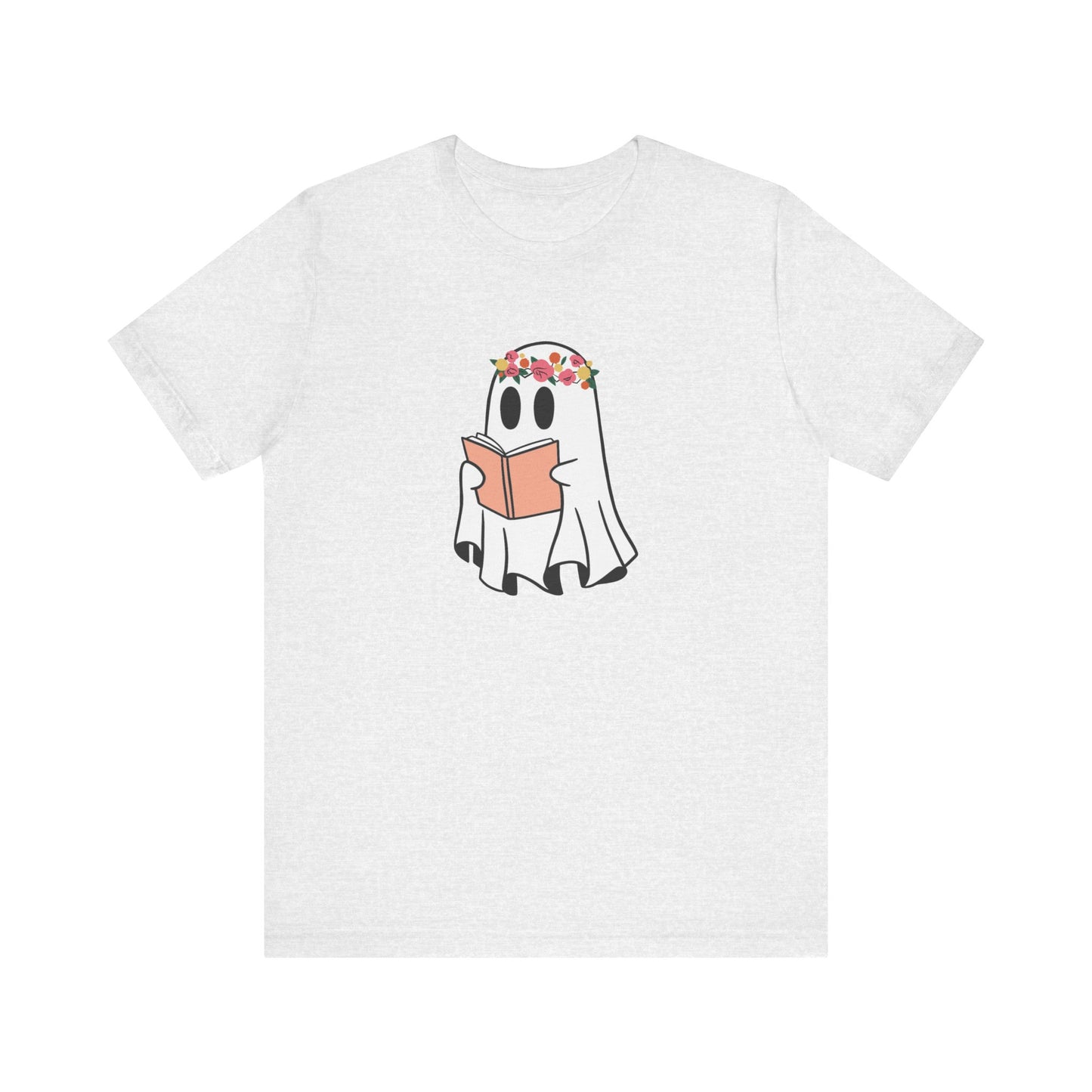 Ghosty Reading - Floral Crown T-Shirt