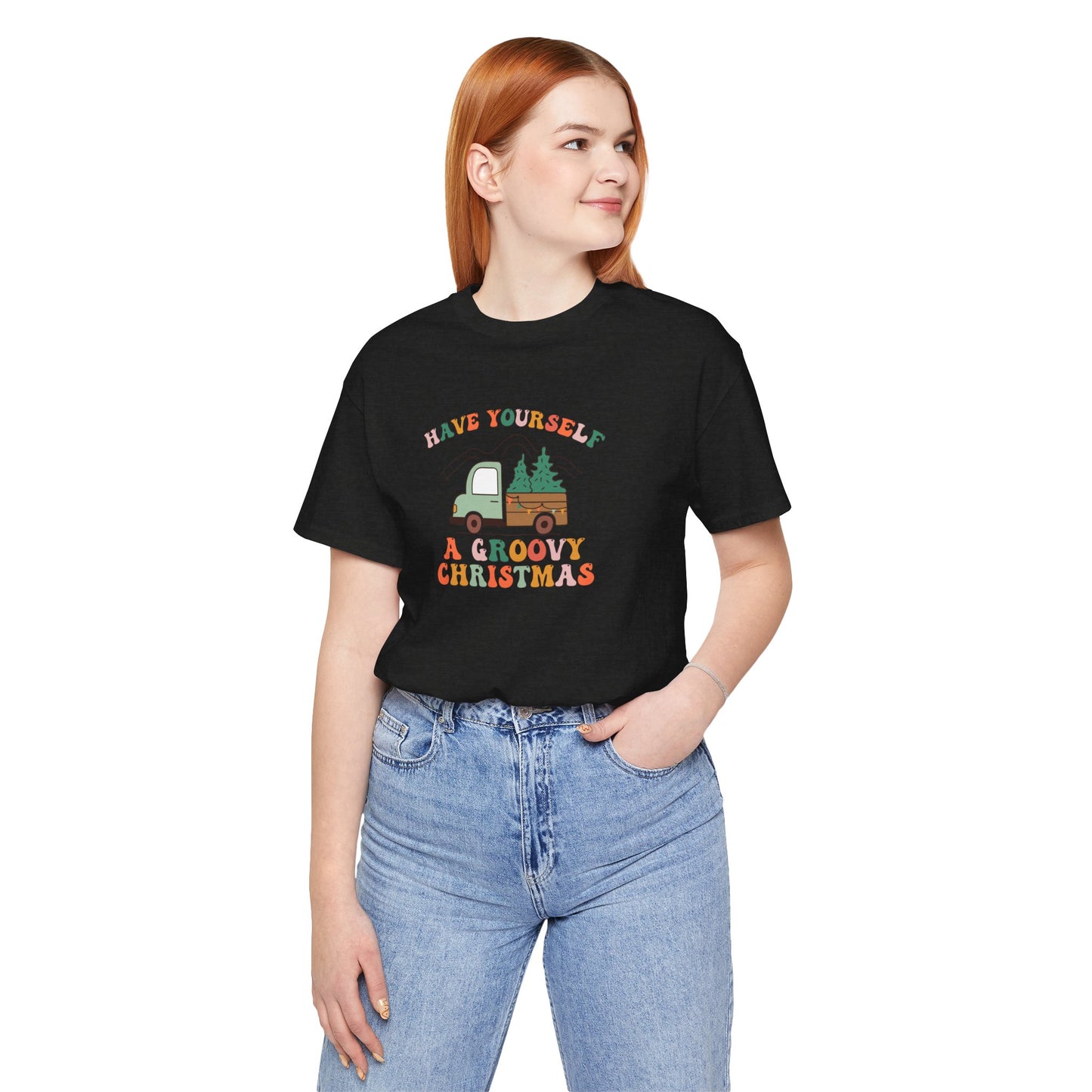 Groovy Christmas Truck T-Shirt