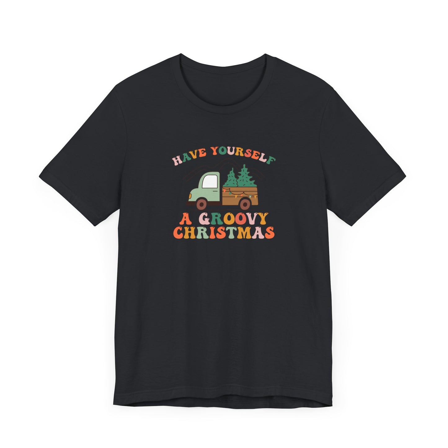 Groovy Christmas Truck T-Shirt