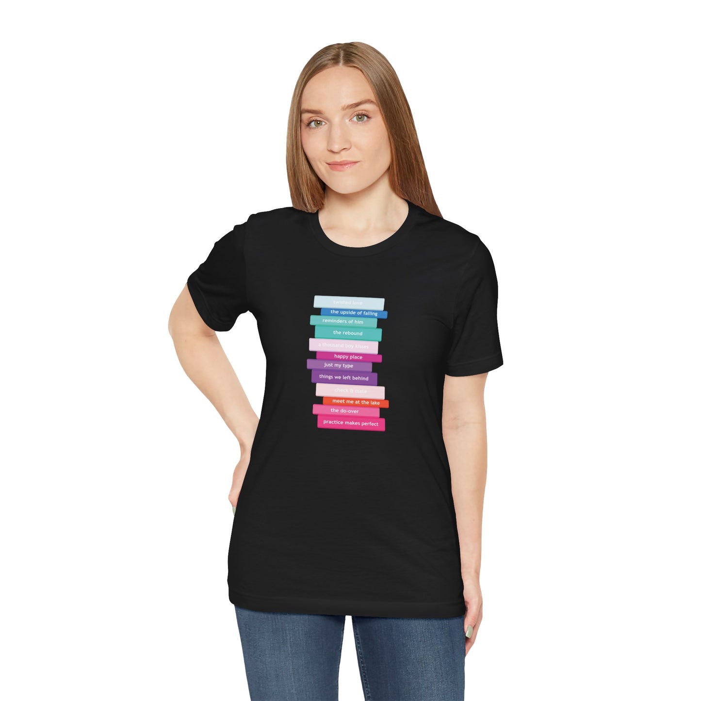 Romance Book Stack T-Shirt