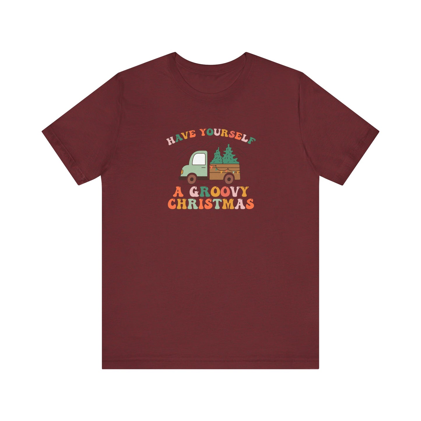 Groovy Christmas Truck T-Shirt