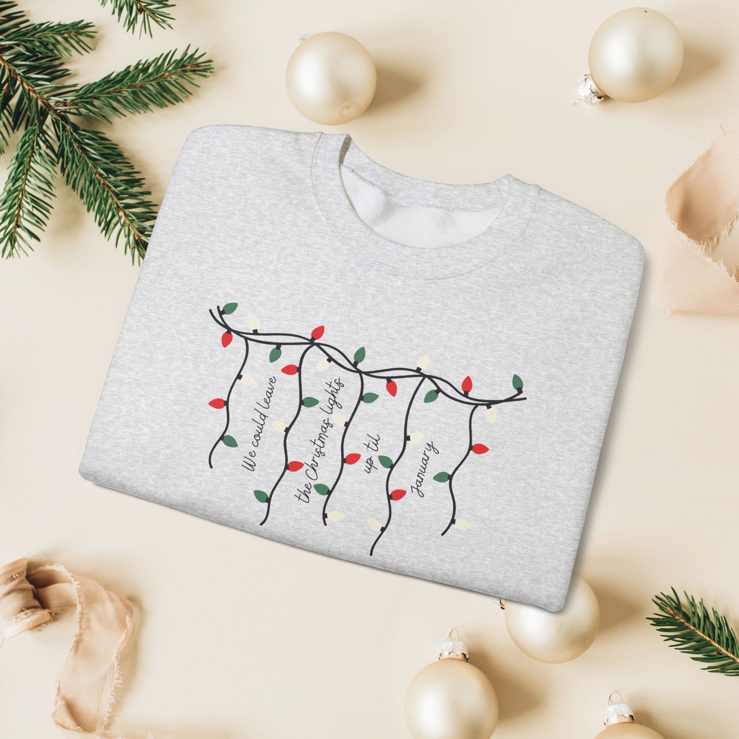 Christmas Lights Sweatshirt