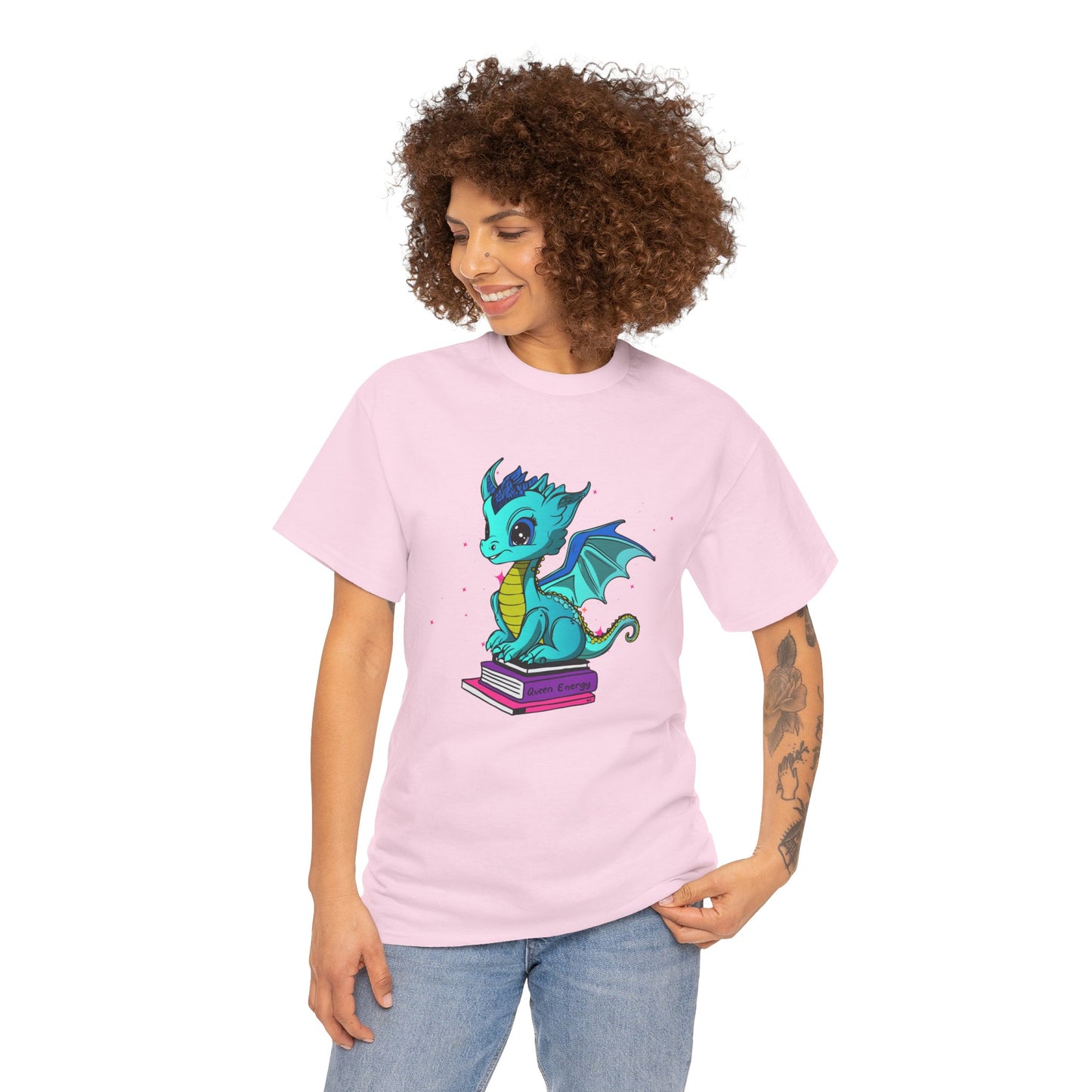 Book Dragon w/ Sparkles T-Shirt