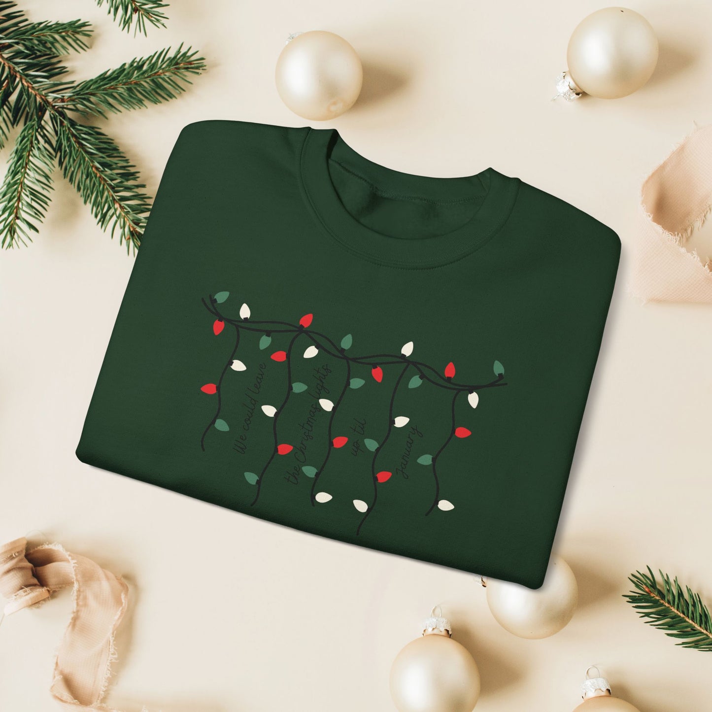 Christmas Lights Sweatshirt