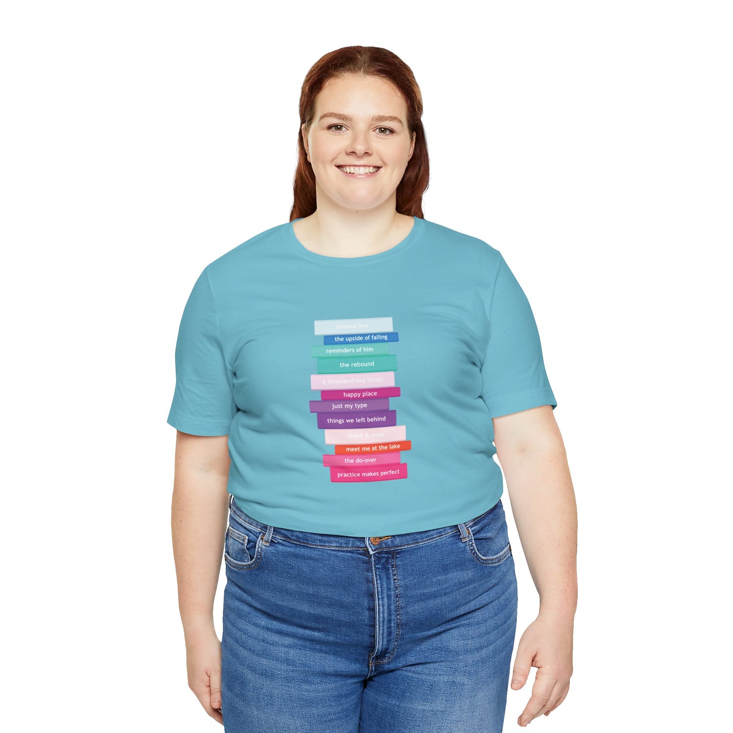 Romance Book Stack T-Shirt