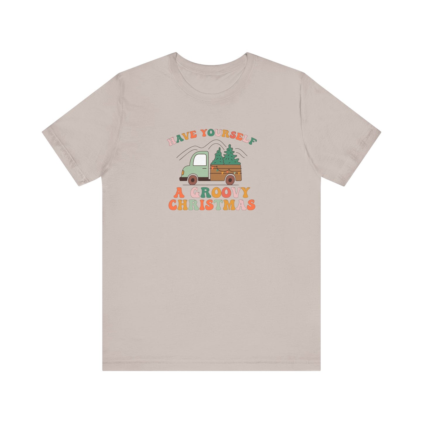 Groovy Christmas Truck T-Shirt