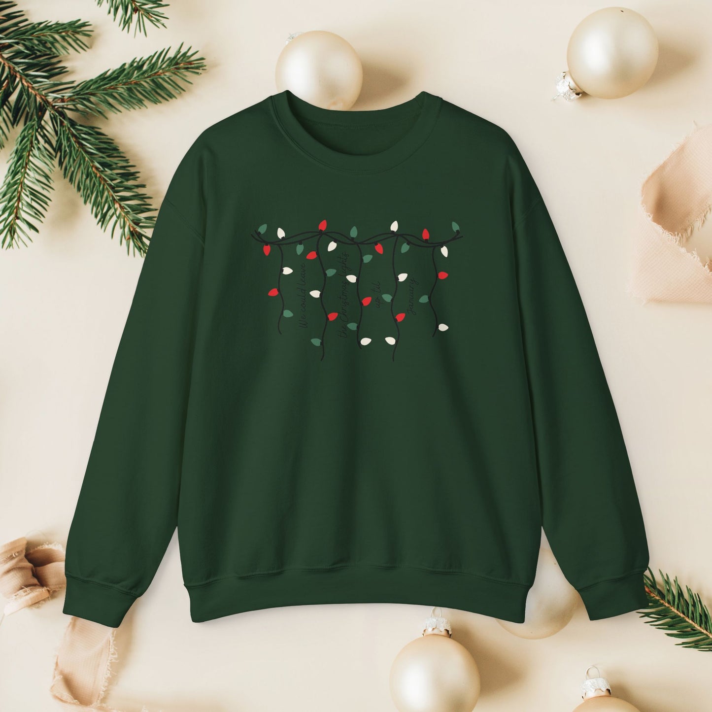 Christmas Lights Sweatshirt