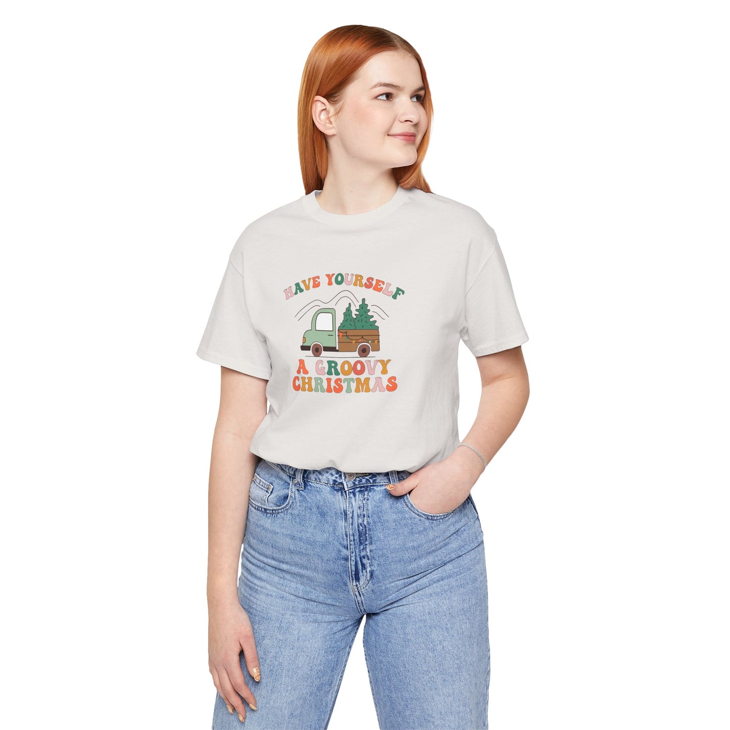 Groovy Christmas Truck T-Shirt