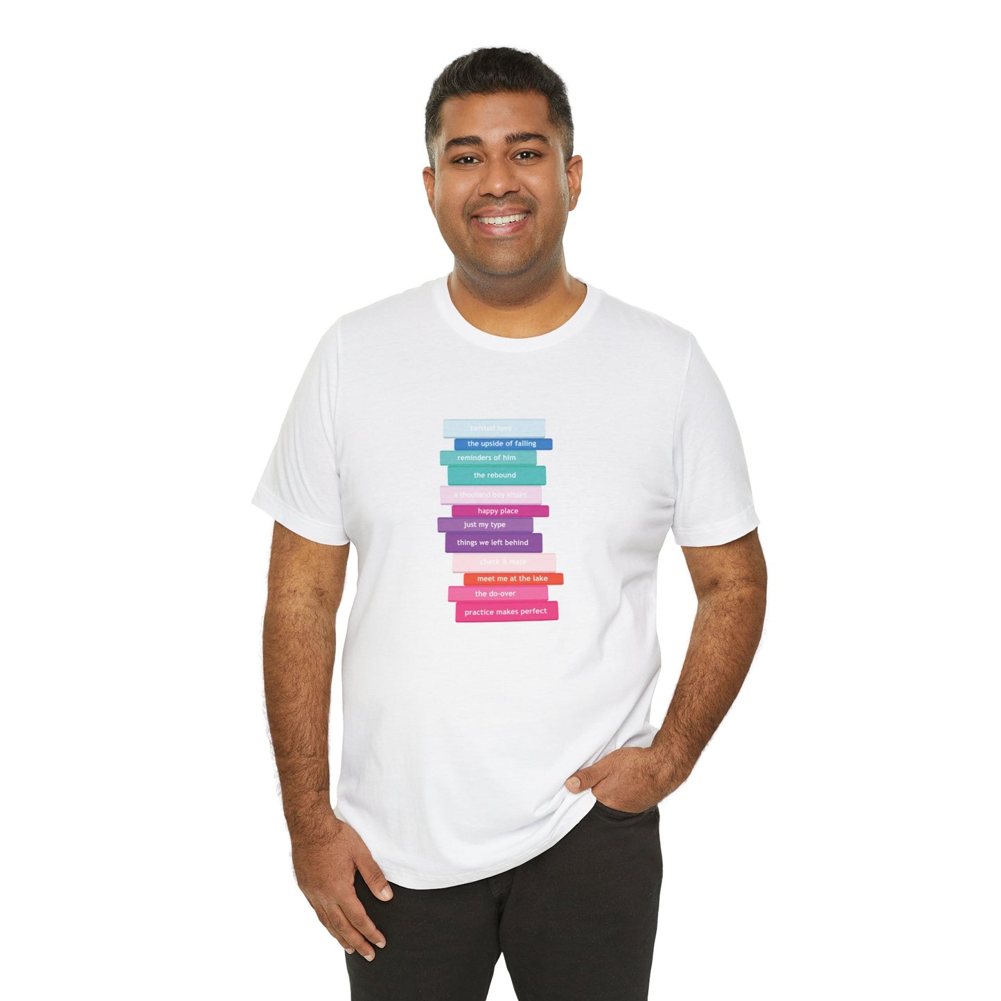 Romance Book Stack T-Shirt