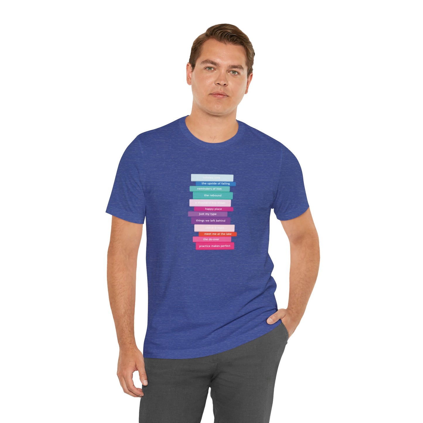 Romance Book Stack T-Shirt