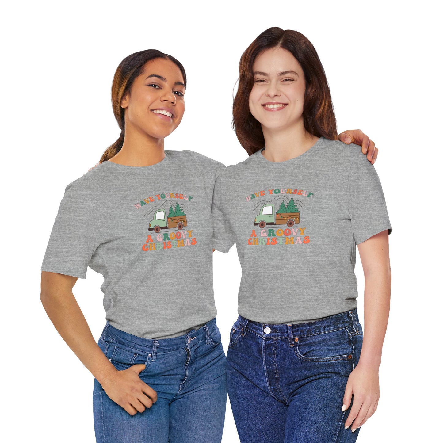 Groovy Christmas Truck T-Shirt