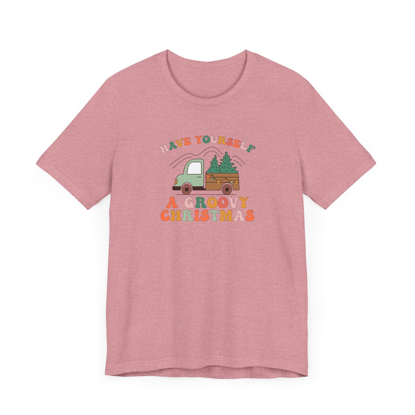 Groovy Christmas Truck T-Shirt