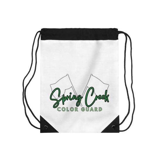 Color Guard Drawstring Bag for Spring Creek - Perfect for Dancers, Athletes, Gym, Sports Events, Gifts