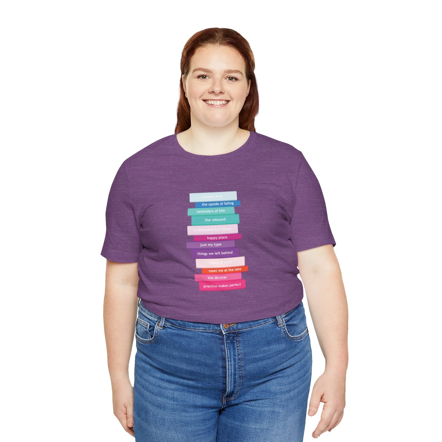 Romance Book Stack T-Shirt