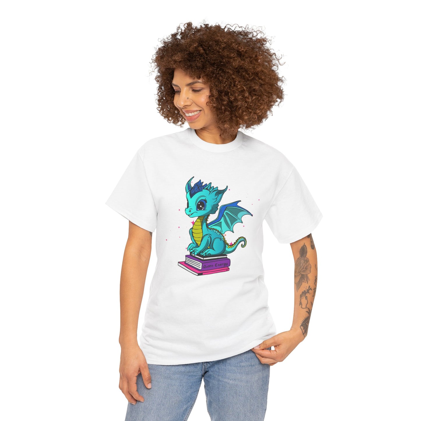 Book Dragon w/ Sparkles T-Shirt