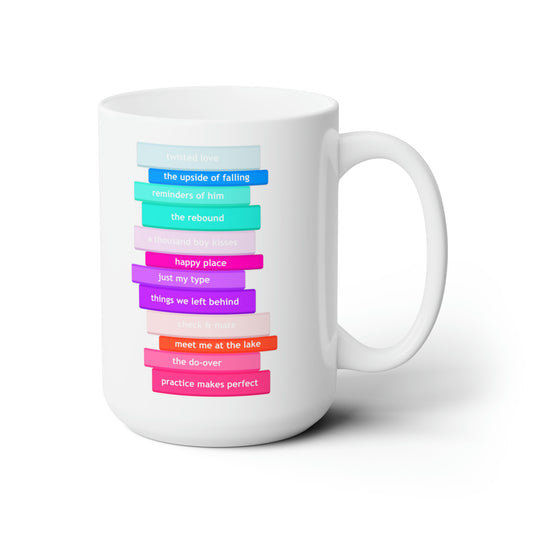 Romance Book Stack (Ceramic Mug 15oz)