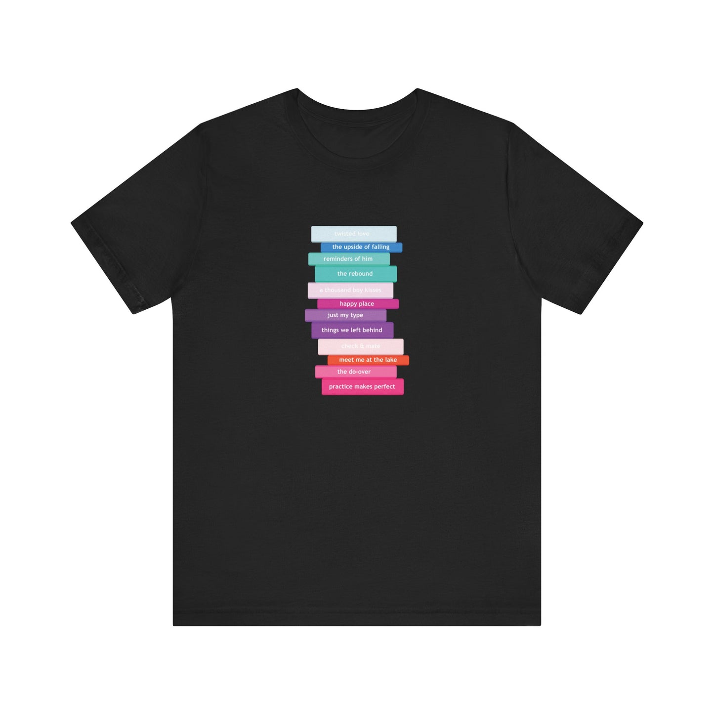Romance Book Stack T-Shirt