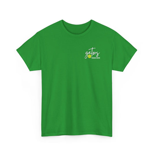 Tennis Mom T-Shirt — Green Handwritten High School Spirit Wear