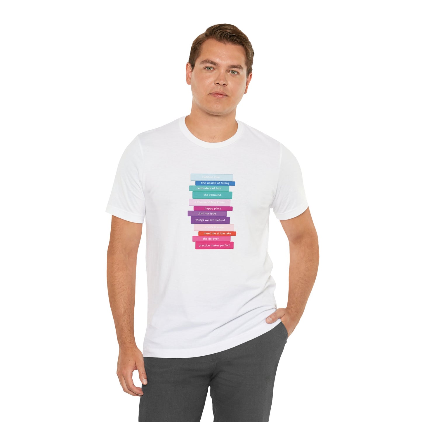 Romance Book Stack T-Shirt