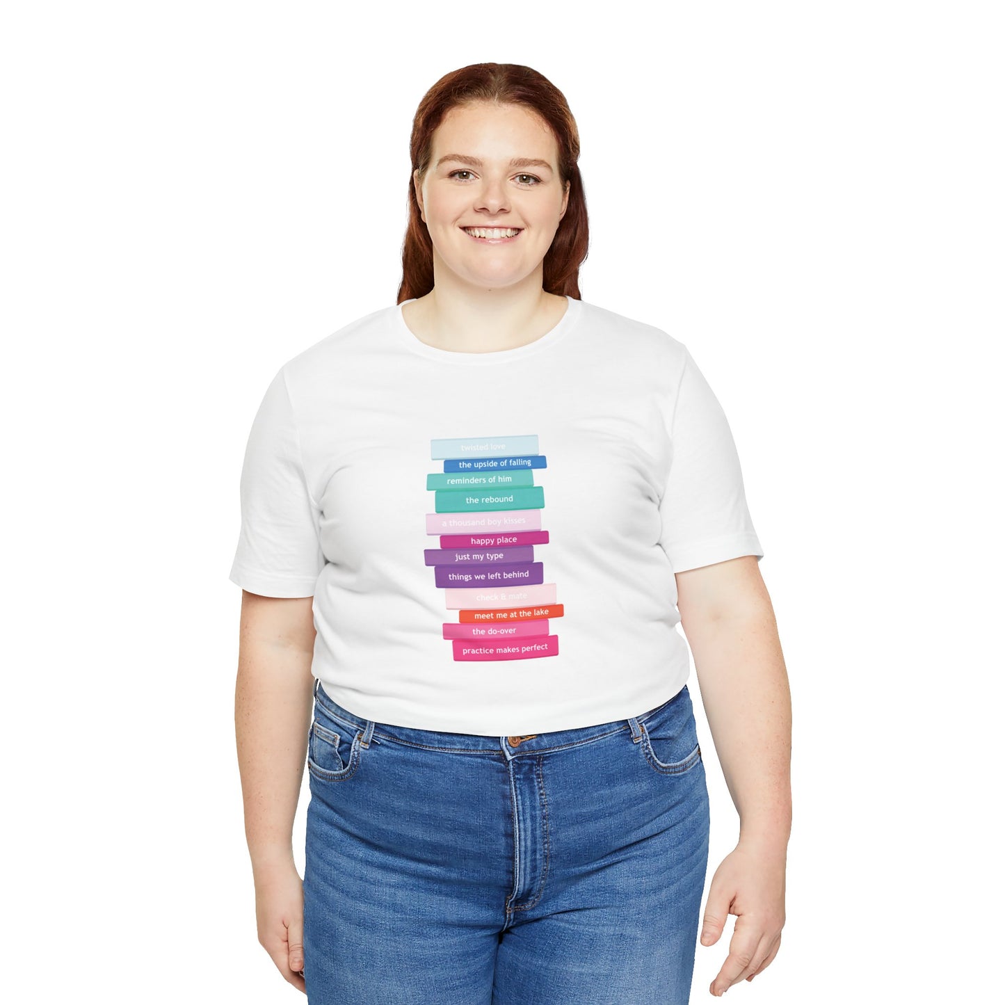Romance Book Stack T-Shirt