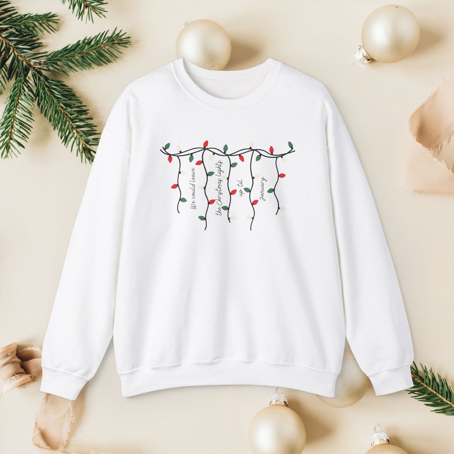 Christmas Lights Sweatshirt
