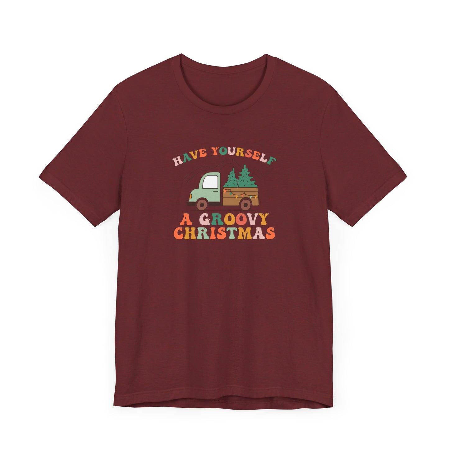 Groovy Christmas Truck T-Shirt