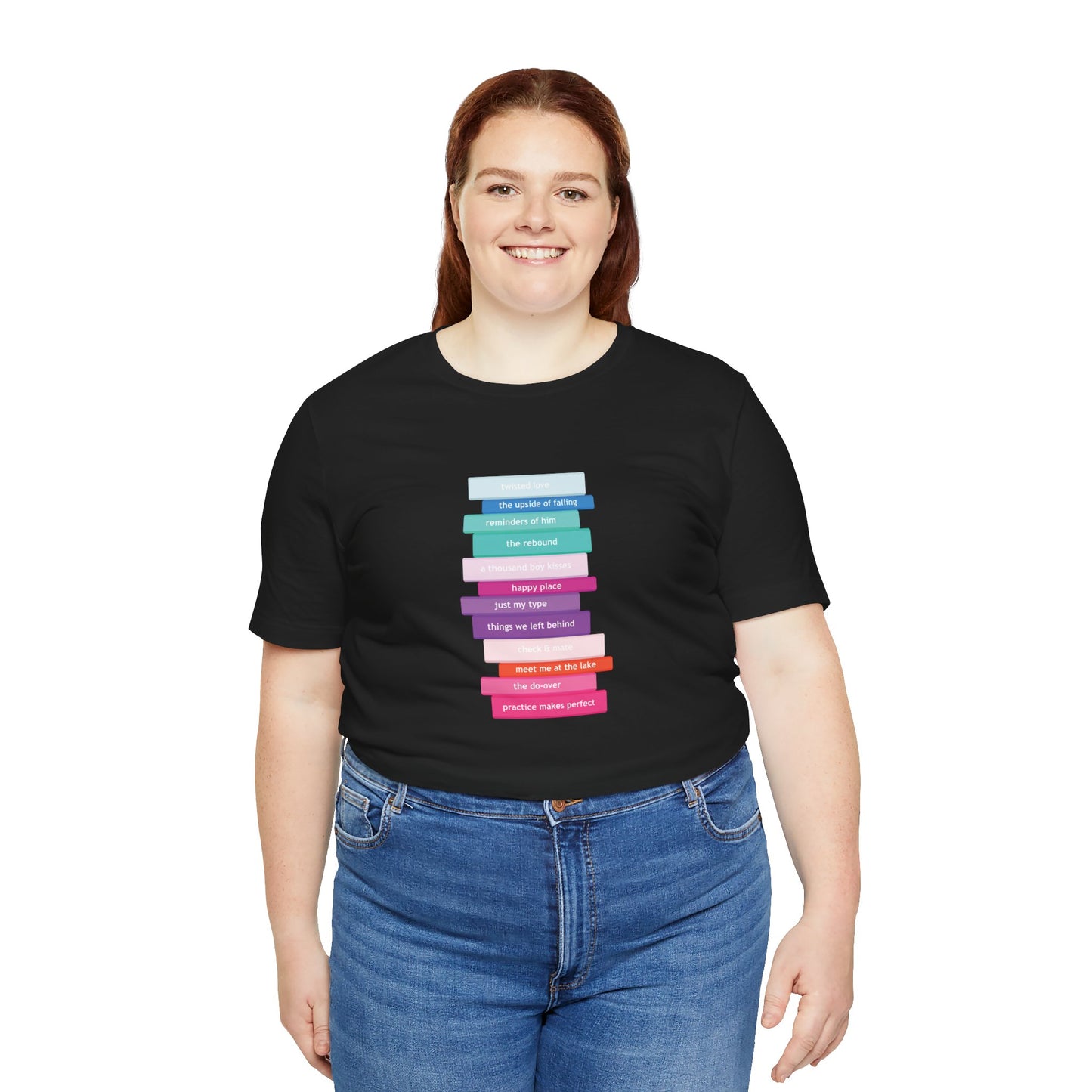 Romance Book Stack T-Shirt