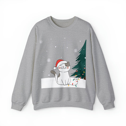 Christmas Cat Sweatshirt