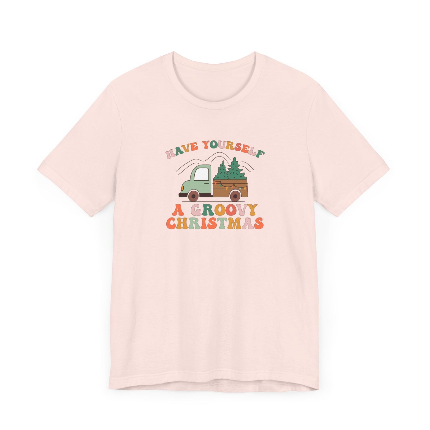 Groovy Christmas Truck T-Shirt